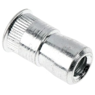 POP Passivated Zinc Plated Stainless Steel Threaded Insert M3 5.36 mm Flange Diameter 9.4 mm Depth 623-5599