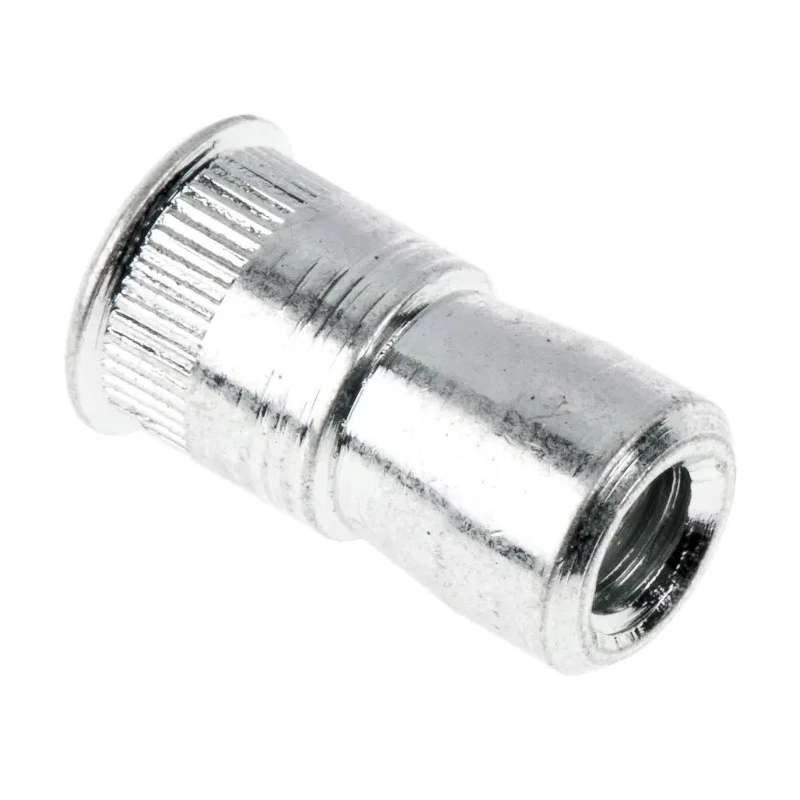 POP Passivated Zinc Plated Stainless Steel Threaded Insert M3 5.36 mm Flange Diameter 9.4 mm Depth 623-5599