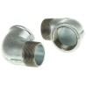 Georg Fischer Galvanised Malleable Iron Fitting 90° Elbow Male BSP 1-1/2 in to Female BSP 1-1/2 in 770092208