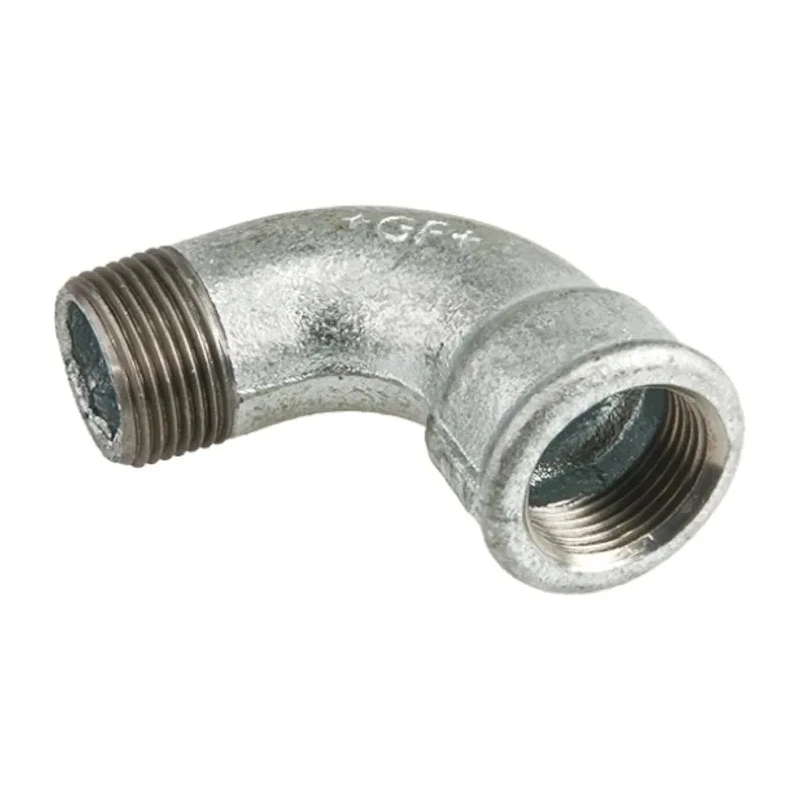 Georg Fischer Galvanised Malleable Iron Fitting 90° Elbow Male BSPT 2 in to Male BSPP 2 in 770011209