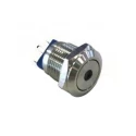 Bulgin Illuminated Push Button Switch SPST Momentary Panel Mount 12 mm Cutout IP67 36 V dc MAV0120