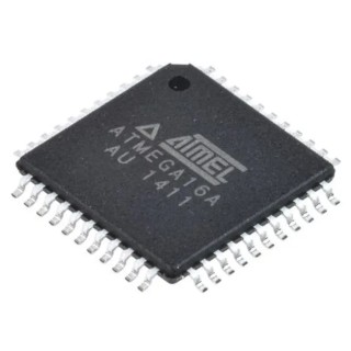 Microchip 8-Bit AVR ATmega Microcontroller 16 MHz 16kB FLASH 44-Pin TQFP ATMEGA16A-AU