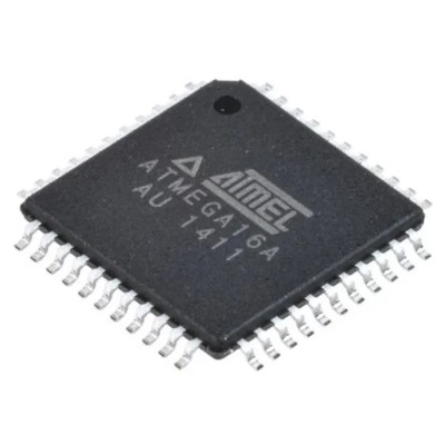 Microchip 8-Bit AVR ATmega Microcontroller 16 MHz 16kB FLASH 44-Pin TQFP ATMEGA16A-AU
