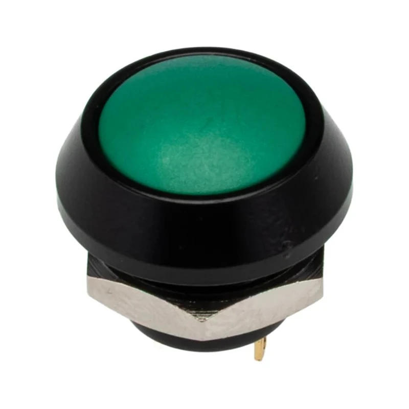 Bulgin Push Button Switch Momentary Panel Mount 12 mm Cutout SPST, Amber Blue Green Orange Red Yellow MMP0120