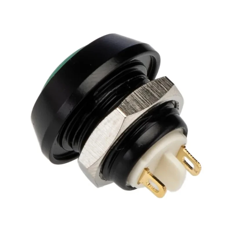 Bulgin Push Button Switch Momentary Panel Mount 12 mm Cutout SPST, Amber Blue Green Orange Red Yellow MMP0120