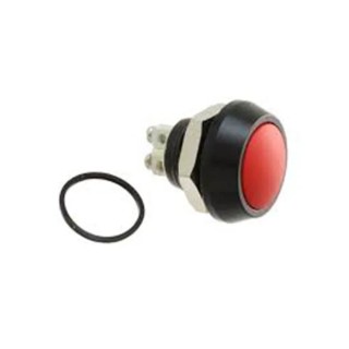 Bulgin Push Button Switch Momentary Panel Mount 12 mm Cutout SPST Amber Blue Green Orange Red Yellow LED IP67 MMP0120/ARDS