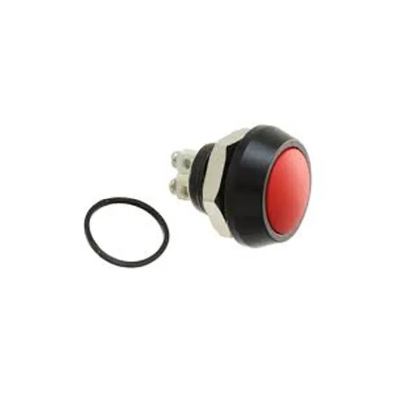Bulgin Push Button Switch Momentary Panel Mount 12 mm Cutout SPST Amber Blue Green Orange Red Yellow LED IP67 MMP0120/ARDS