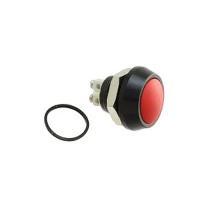 Bulgin Momentary Push Button Switch, Panel Mount, 12 mm Cutout, SPST, IP67, 36V DC/AC MMP0120/ARD67/S