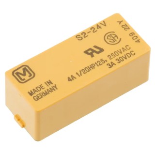 Panasonic PCB Power Relay 24V dc Coil 4A Switching Current DPDT S2EB-24V