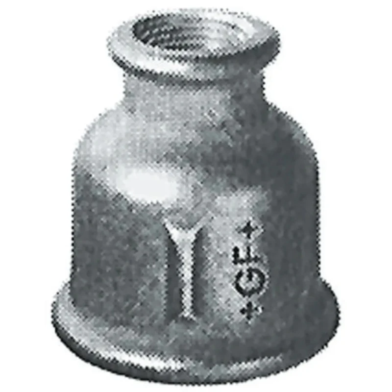 Georg Fischer Galvanised Malleable Iron Fitting Reducer Female G Female BSPP 1In 1 in to Female BSPP 1/2 in 770240224