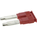 Phoenix Contact Copper Jumper Bar for DIN Rail Terminal Blocks, Red, FBS2-10