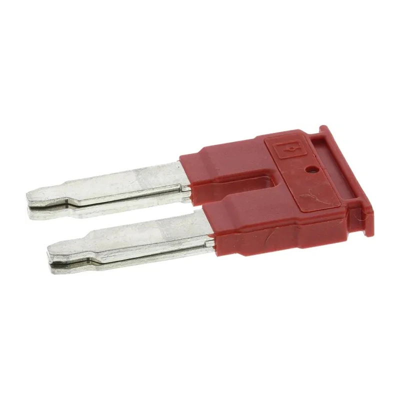 Phoenix Contact Copper Jumper Bar for DIN Rail Terminal Blocks, Red, FBS2-10