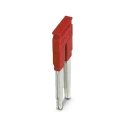 Phoenix Contact Copper Jumper Bar for DIN Rail Terminal Blocks, Red, FBS2-10