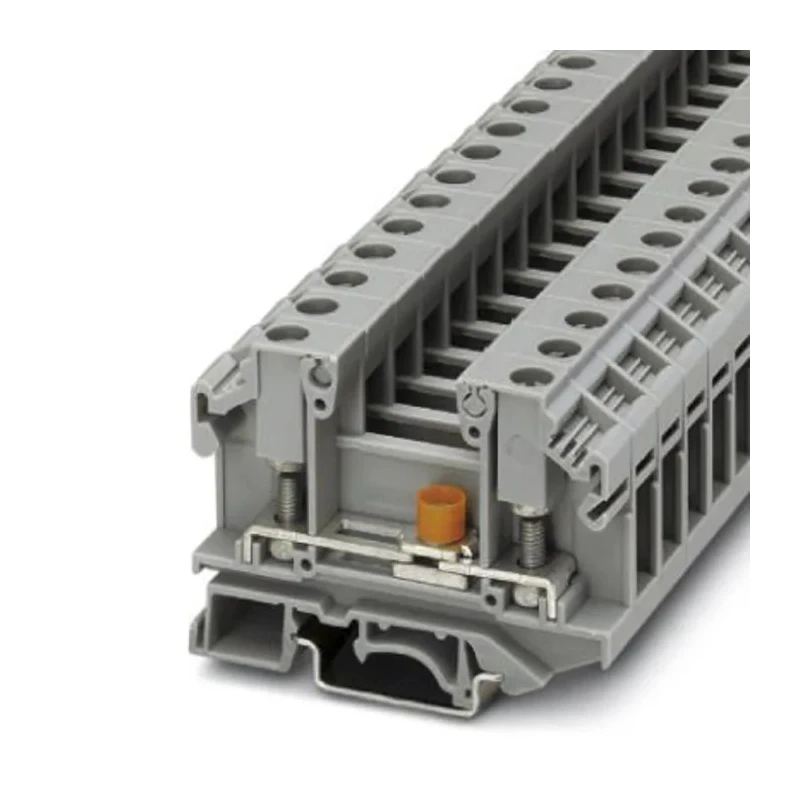 Phoenix Contact OTTA 6-T Series Feed Through Terminal Block Bolt 800V Grey 0.1-6mm² Cable CSA 0790446