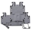 Phoenix Contact Double Level Terminal Block UTTB 2.5 Series 500V 24A Screw Termination Grey 3044636