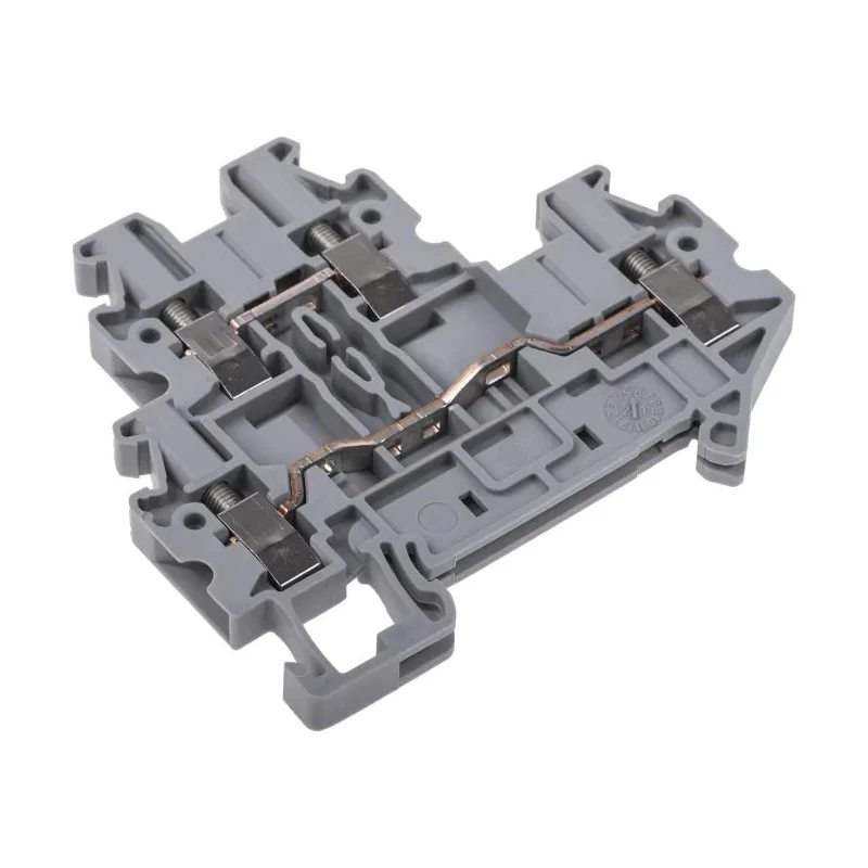 Phoenix Contact Double Level Terminal Block UTTB 2.5 Series 500V 24A Screw Termination Grey 3044636