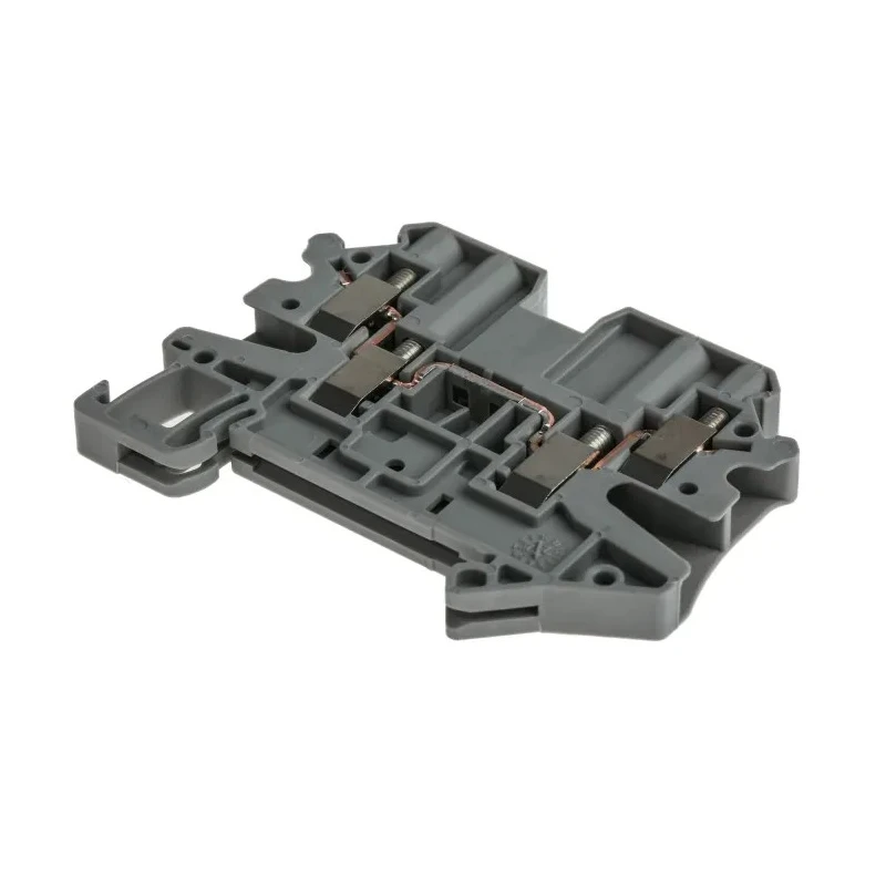 Phoenix Contact UT 4 - QUATTRO Series Grey Feed Through Terminal Block 1-Level Screw Termination 500V 32A ATEX IECEx 3044571