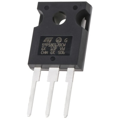STMicroelectronics 170 V 80 A Diode Schottky 3-Pin TO-247 STPS80170CW