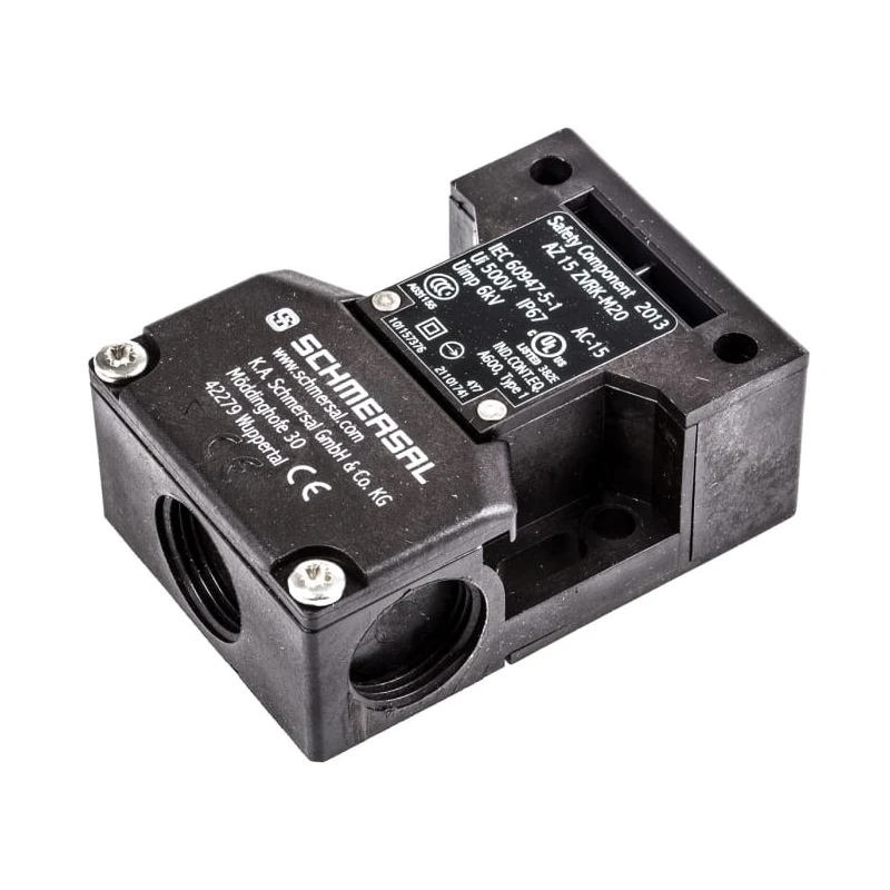 Schmersal Safety Interlock Switch, Keyed, Fibreglass Reinforced Thermoplastic, IP67, -30°C to 80°C, Compact 30x52x75mm AZ15