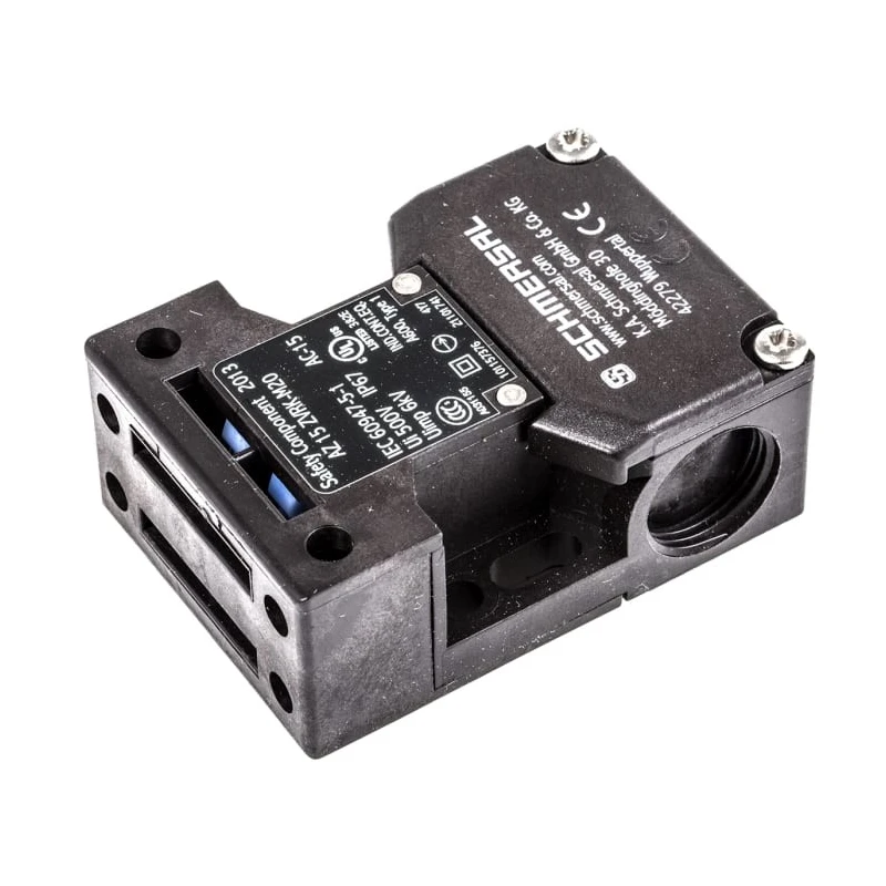 Schmersal Safety Interlock Switch, Keyed, Fibreglass Reinforced Thermoplastic, IP67, -30°C to 80°C, Compact 30x52x75mm AZ15