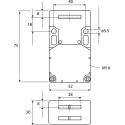 Schmersal Safety Interlock Switch, Keyed, Fibreglass Reinforced Thermoplastic, IP67, -30°C to 80°C, Compact 30x52x75mm AZ15