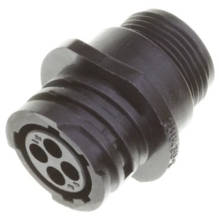 TE Connectivity Circular Connector 4 Contacts Cable Mount Socket Female, Standard CPC Series 206430-2