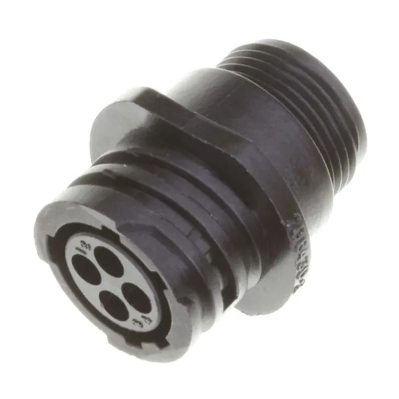 TE Connectivity Circular Connector 4 Contacts Cable Mount Socket Female, Standard CPC Series 206430-2