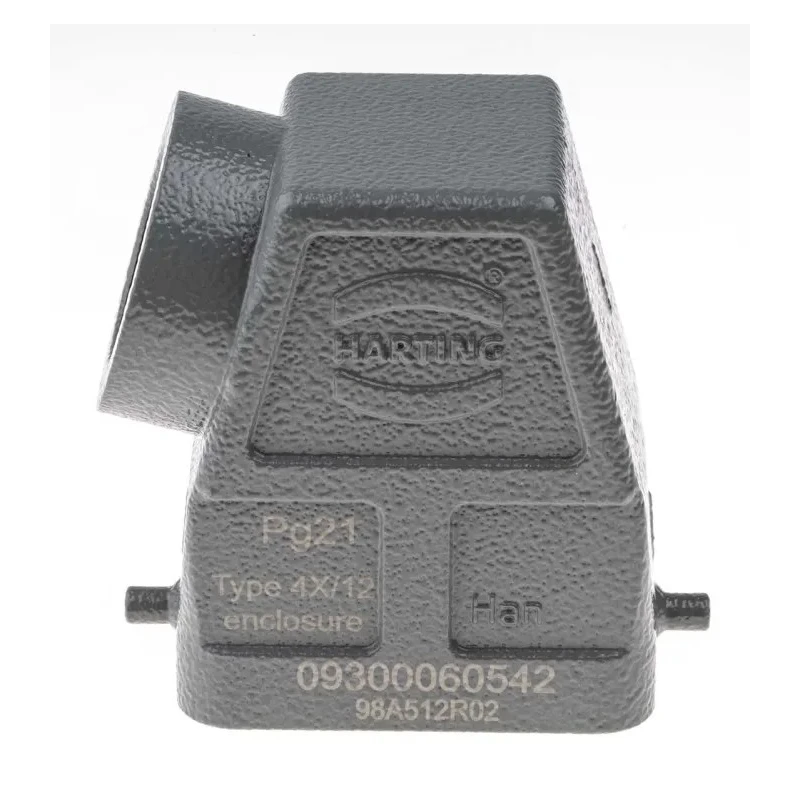 HARTING Han B Range Heavy Duty Power Connector Hood 1 Lever, 6B 09300060542