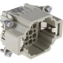 HARTING Heavy Duty Power Connector Module, 10A Current Rating, 24 Contacts, HAN DD Series Male, 250V Cable Mount 09160243001