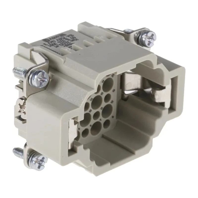 HARTING Heavy Duty Power Connector Module, 10A Current Rating, 24 Contacts, HAN DD Series Male, 250V Cable Mount 09160243001