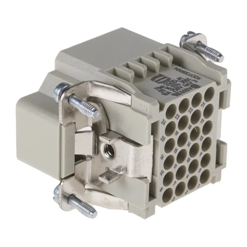 HARTING Heavy Duty Power Connector Module, 10A Current Rating, 24 Contacts, HAN DD Series Male, 250V Cable Mount 09160243001