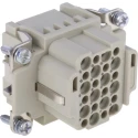 HARTING Heavy Duty Power Connector Insert Female 24 Contacts 10A 250V HAN DD Series 09160243101