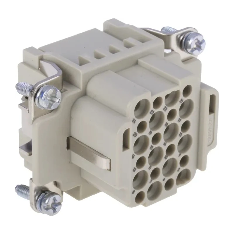 HARTING Heavy Duty Power Connector Insert Female 24 Contacts 10A 250V HAN DD Series 09160243101