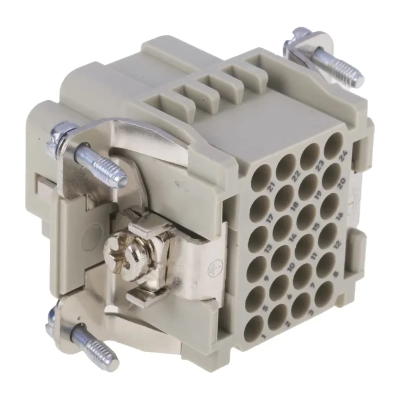 HARTING Heavy Duty Power Connector Insert Female 24 Contacts 10A 250V HAN DD Series 09160243101
