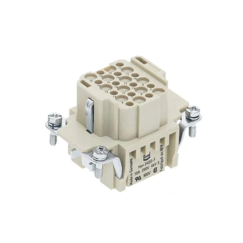 HARTING Heavy Duty Power Connector Insert Female 24 Contacts 10A 250V HAN DD Series 09160243101