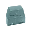 HARTING Han B Range Heavy Duty Power Connector Hood 2 Lever Side Entry Die Cast Aluminium IP65 10B 09300100523