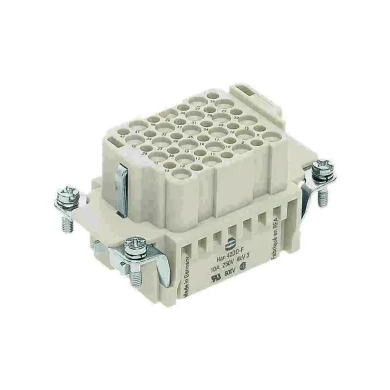 HARTING Heavy Duty Power Connector Insert 10A 250V HAN DD Series Female 42 Contacts 09160423101