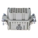 HARTING Heavy Duty Power Connector Insert 10A 250V HAN DD Series Female 42 Contacts 09160423101