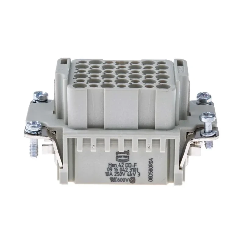 HARTING Heavy Duty Power Connector Insert 10A 250V HAN DD Series Female 42 Contacts 09160423101