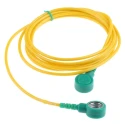 RS PRO ESD Grounding Cord 2m, Press Stud Termination, 10 mm Stud Size, EN 61340-5-1 Compliant 129-4874