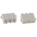TE Connectivity Universal MATE-N-LOK Series Straight Through Hole PCB Header 3 Contacts 6.35 mm Pitch 1 Row 350789-1