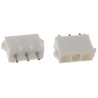 TE Connectivity Universal MATE-N-LOK Series Straight Through Hole PCB Header 3 Contacts 6.35 mm Pitch 1 Row 350789-1