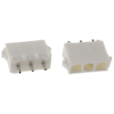 TE Connectivity Universal MATE-N-LOK Series Straight Through Hole PCB Header 3 Contact 6.35 mm Pitch 1 Row 350789-1