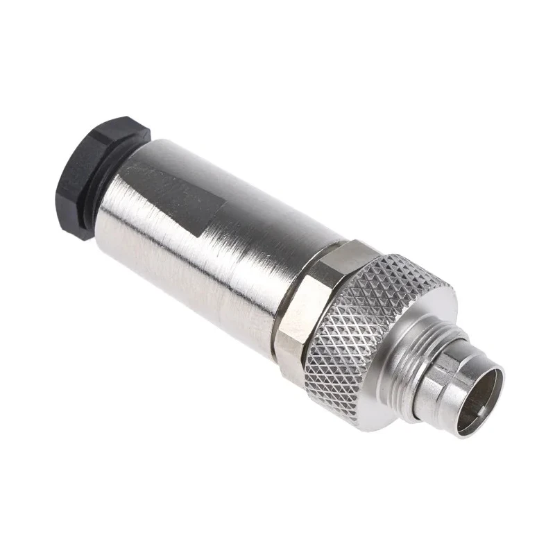 binder Circular Connector, 7 Contacts, Cable Mount, M9 Plug, Male, IP67 Metal Housing, Gold Plated Contacts 99.0421.10.07