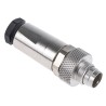binder Circular Connector, 7 Contacts, Cable Mount, M9 Plug, Male, IP67 Metal Housing, Gold Plated Contacts 99.0421.10.07