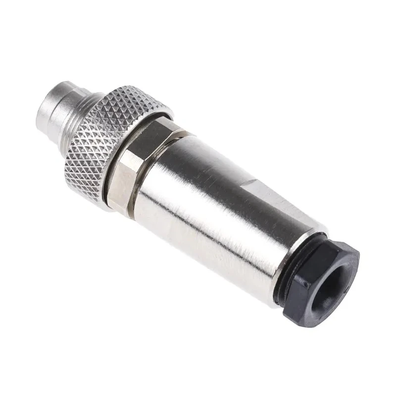 binder Circular Connector, 7 Contacts, Cable Mount, M9 Plug, Male, IP67 Metal Housing, Gold Plated Contacts 99.0421.10.07