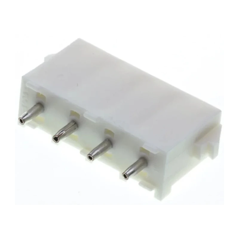 TE Connectivity Universal MATE-N-LOK Series Straight Through Hole PCB Header, 4 Contacts, 6.35 mm Pitch, 1 Row 350792-1