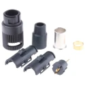 binder Circular Connector, 2 Contacts, Cable Mount, Subminiature Size, Plug Male, IP40 Protection, 125V, 4A 99-0971-102-02