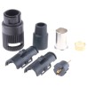binder Circular Connector, 2 Contacts, Cable Mount, Subminiature Size, Plug Male, IP40 Protection, 125V, 4A 99-0971-102-02