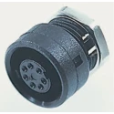 binder Circular Connector 3 Contacts Panel Mount Subminiature Socket Female IP40 710 Series 09-0978-00-03